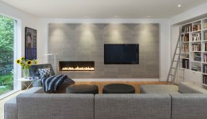 Modern living room interior design, washington DC